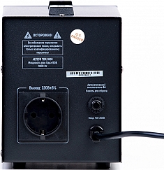 Автоматический стабилизатор напряжения Alteco TDR 1000 вид сзади Автоматический стабилизатор напряжения Alteco TDR 1000 вид сзади