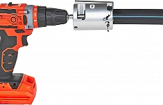 Использование устройства для снятия оксидного слоя и торцовки полиэтиленовых труб Gas Fusion УСО-63Т