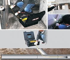 Применение проталкиваемой системы телеинспекции трубопроводов Rotorica 3199F-20